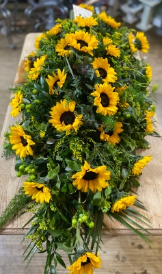 Sunflower casket